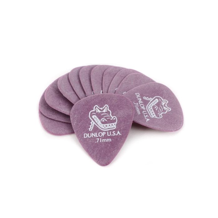 Blister plettri Dunlop Gator 417P71 .71mm grip 12pz main product photo