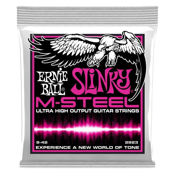 Corde elettrica Ernie Ball 2923 slinky m-steel 9-42 main product photo