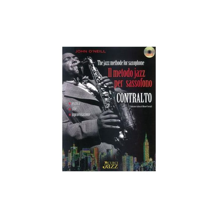 J.O'Neil Il Metodo Jazz per Sassofono Contralto con audio Online main product photo