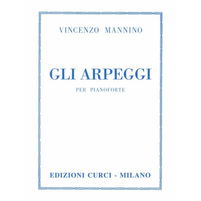 V.Mannino Gli Arpeggi per Pianoforte main product photo