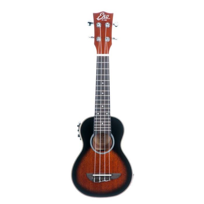 Ukulele soprano elettrificato Eko Ego vintage sunburst main product photo