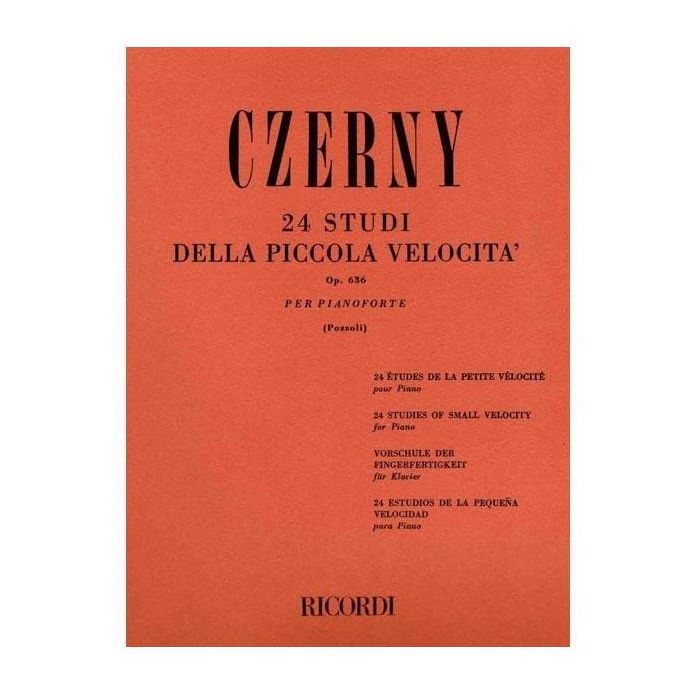 Czerny 24 studi della piccola velocita' op.636 piano main product photo