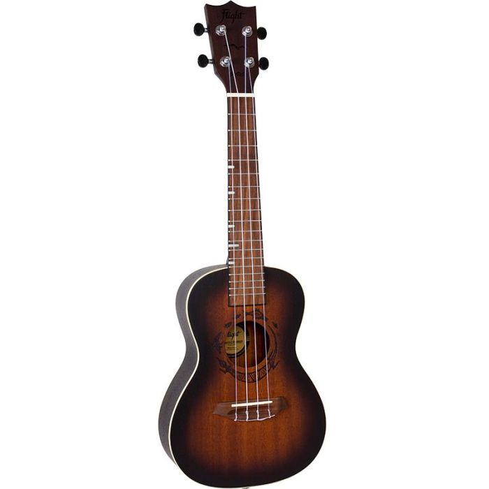 Flight DUC380 amber Ukulele concerto con borsa main product photo