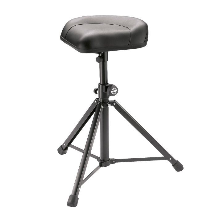 Seduta orchestrale K&M in ecopelle imbottita nera da 61 a 91cm main product photo