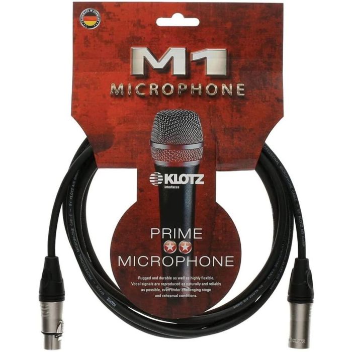 Cavo XLR/XLR 3 mt Klotz M1K1FM0300 serie M1 con connettore Klotz main product photo