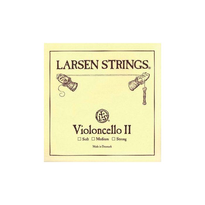 Corda Violoncello 4/4 Larsen RE II Forte acciaio-cromo main product photo
