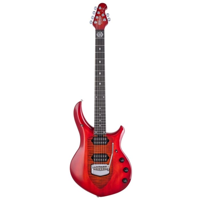 Chitarra elettrica 7 corde Music Man Majesty red sunrise con custodia main product photo