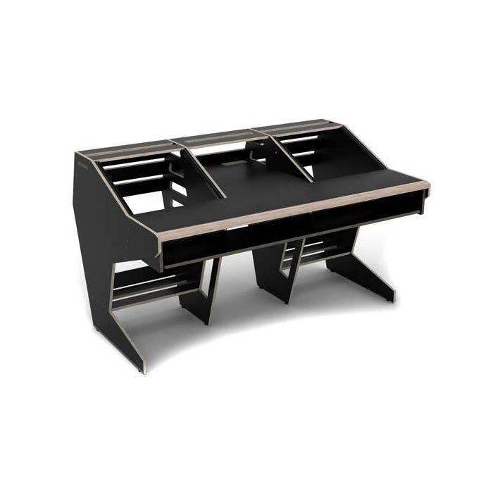 Workstation Sessiondesk OKTAV 90S black con keyboard main product photo