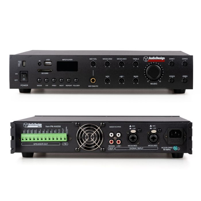 Audio Design PA 4A250 main product photo