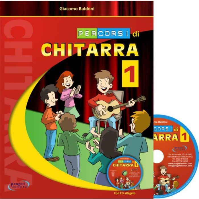 G.Boldoni Percorsi di Chitarra Vol.1 con cd main product photo