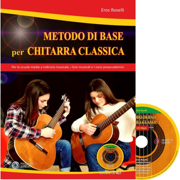Roselli Metodo di base per chitarra classica con CD main product photo