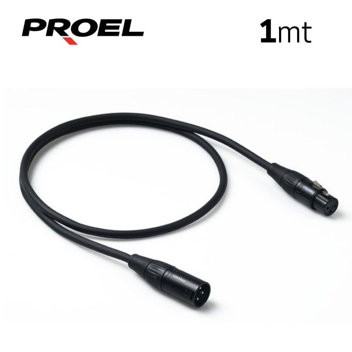 Cavo XLR/XLR 1 mt Proel CHL250LU1 Challenge connettore Proel main product photo