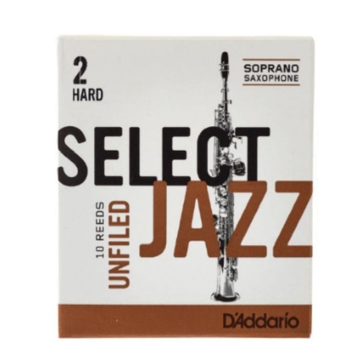 Ance Sax Soprano n.2 Hard Select Jazz Unfiled By D'Addario 10pz RRS10SSX2H main product photo