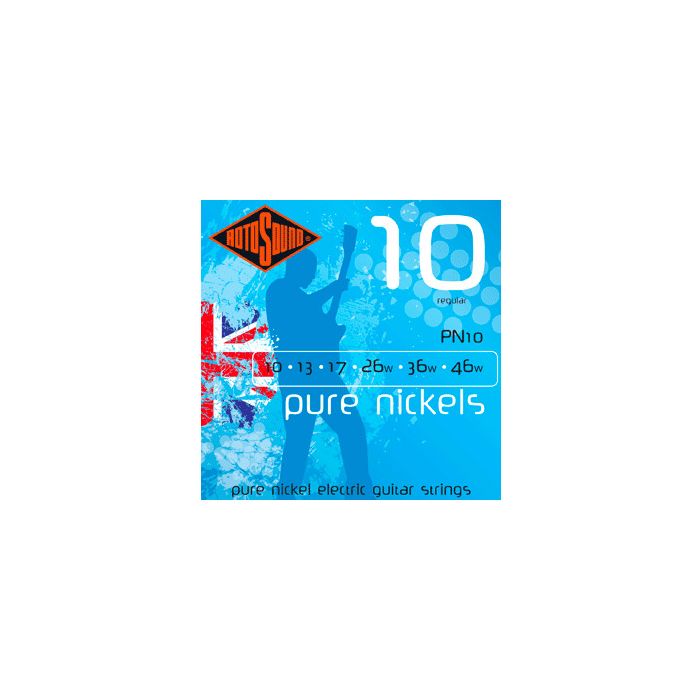 Corde Elettrica Rotosound PN10 pure nickels 10-46w main product photo
