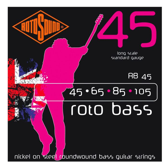 Corde basso elettrico Rotosound RB45 Roto Bass nickel 45-105 main product photo