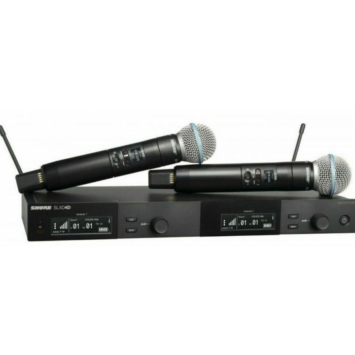 Shure SLXD24DE/Beta58 Radiomicrofono doppio palmare main product photo