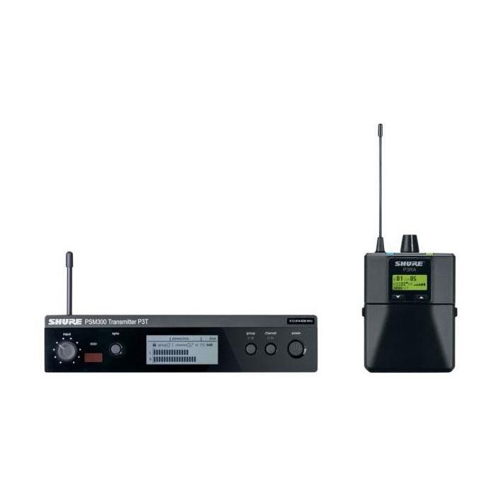 Shure PSM300, P3T, P3RA In-Ear Monitor main product photo