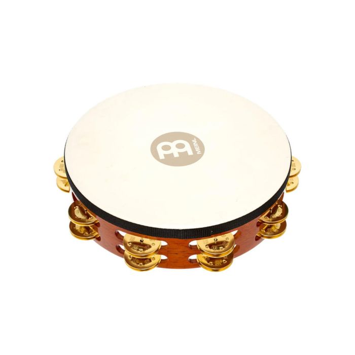 Tamburello basco Meinl 10" TAH2B-AB piattini ottone pelle naturale african brown main product photo