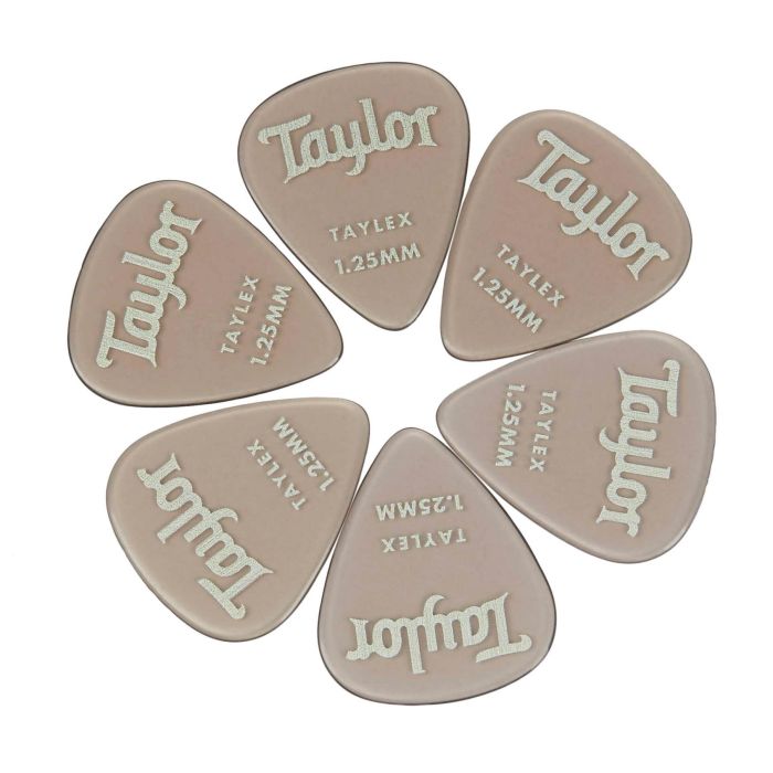 Blister plettri Taylor 1.25mm 6pz smoke grey main product photo