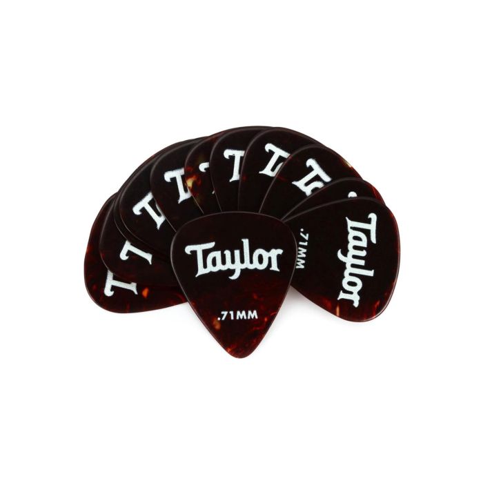Plettri Taylor 71mm 12pz tortoise shell main product photo