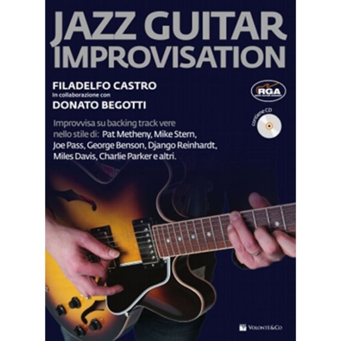 F.Castro D. Begotti Jazz guitar improvisation con Cd main product photo