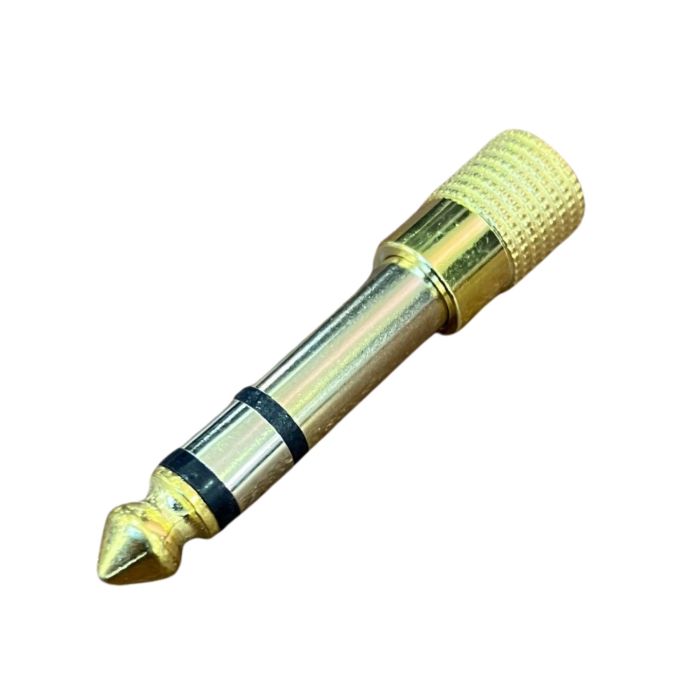Adattatore Jack 3.5 mm Femmina Stereo - Jack 6.3 mm Maschio ACT-PRO Stereo gold main product photo