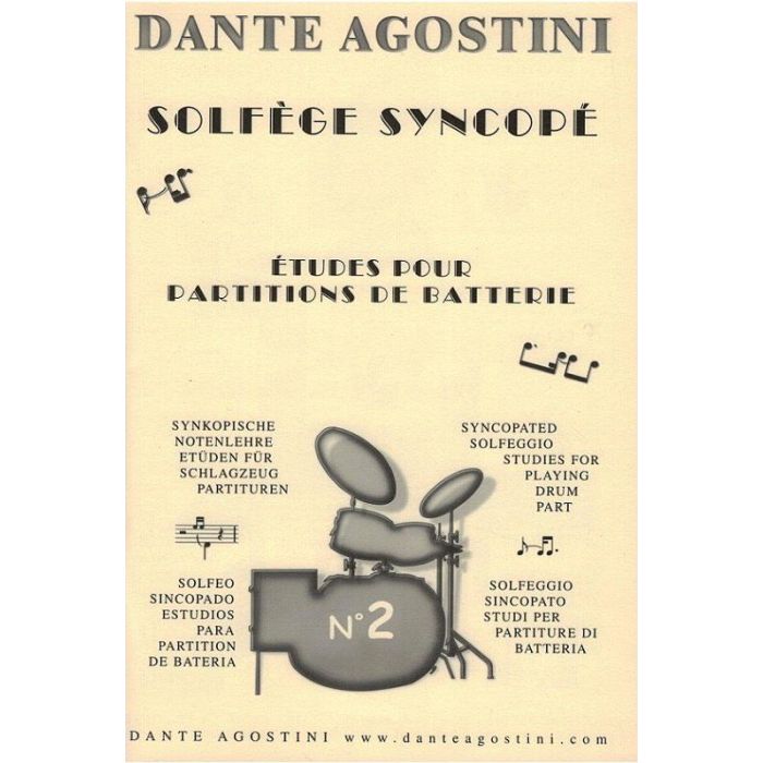 D.Agostini Solfeggio Sincopato Vol.2 main product photo