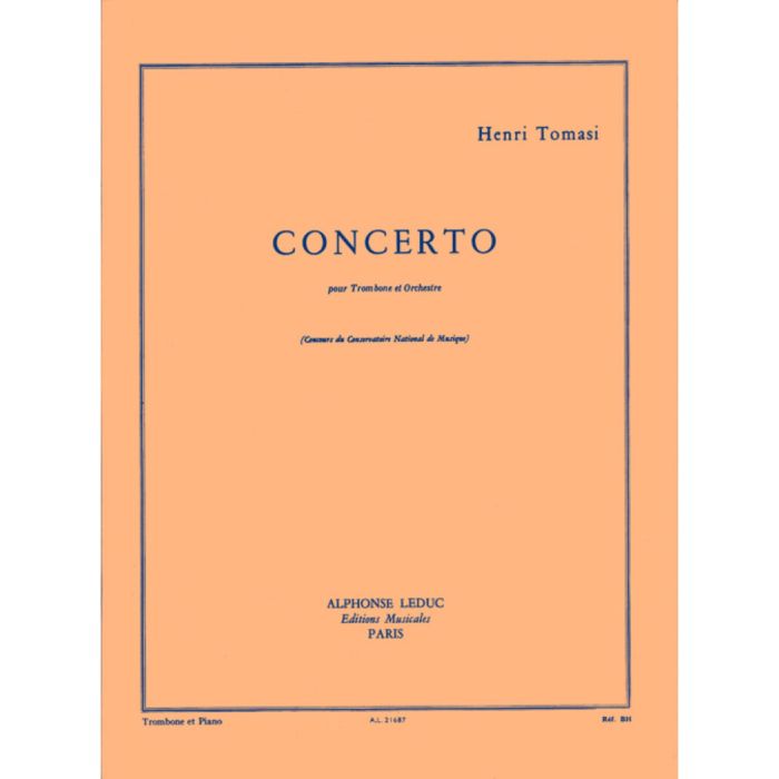 H.Tomasi Concert For Trombone and Orchestra main product photo