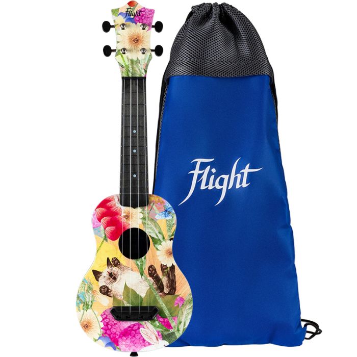 Flight Summer Cat Ukulele soprano main product photo