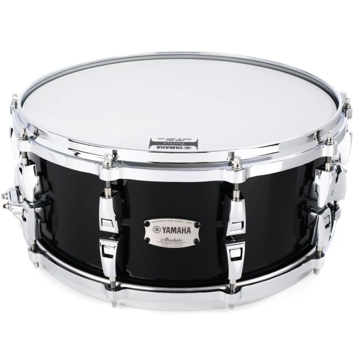 Yamaha 14X6" Absolute maple Hybrid solid black AMS1460SOB Rullante main product photo