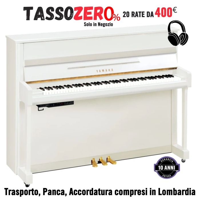 Yamaha B2 TC3 Transacoustic bianco lucido a.cm.113 main product photo