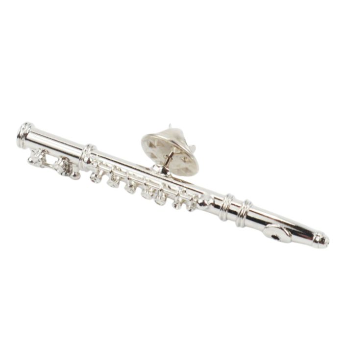 Spilla Flauto argentata 5.5 cm con custodia regalo Agifty main product photo