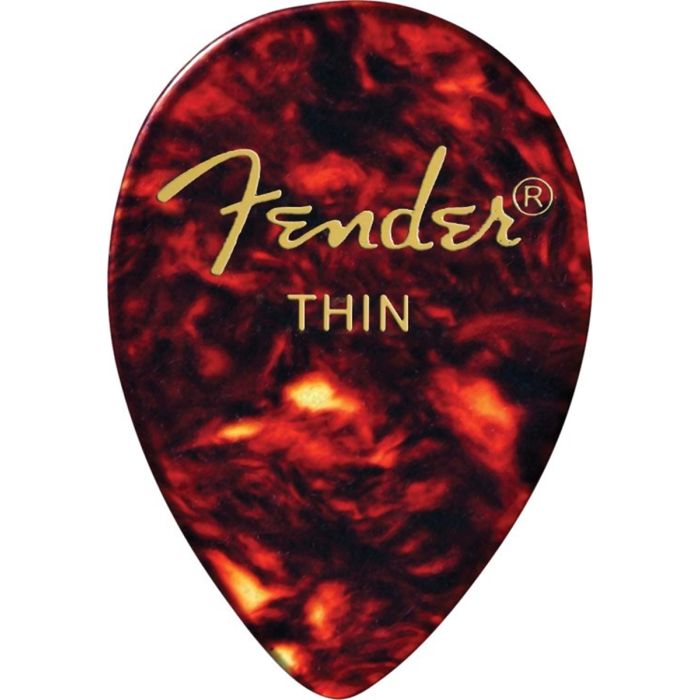 Blister plettri Fender 358 shape Shell thin 12pz main product photo