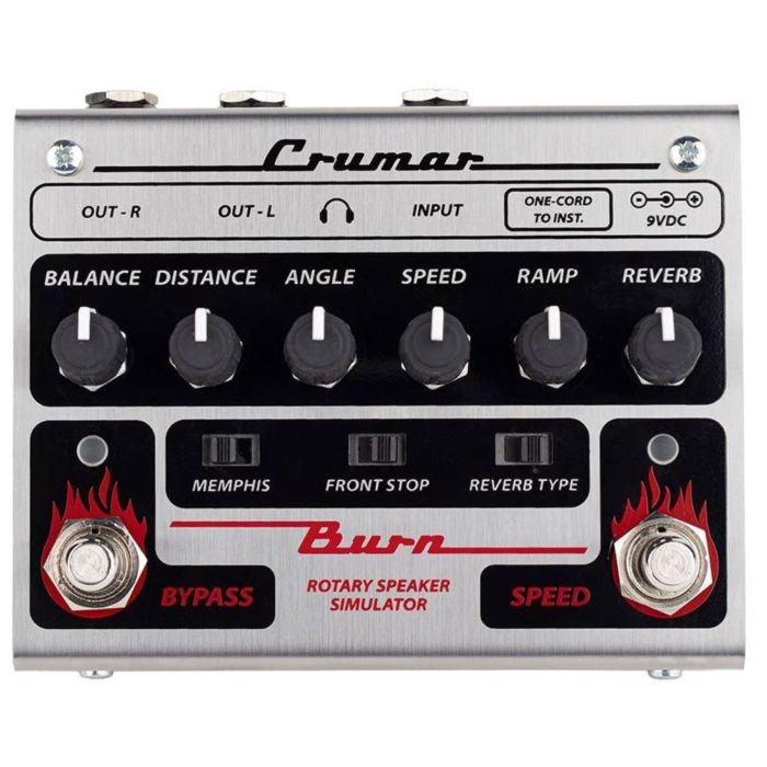 Crumar Burn Pedale effetto Leslie con riverbero main product photo