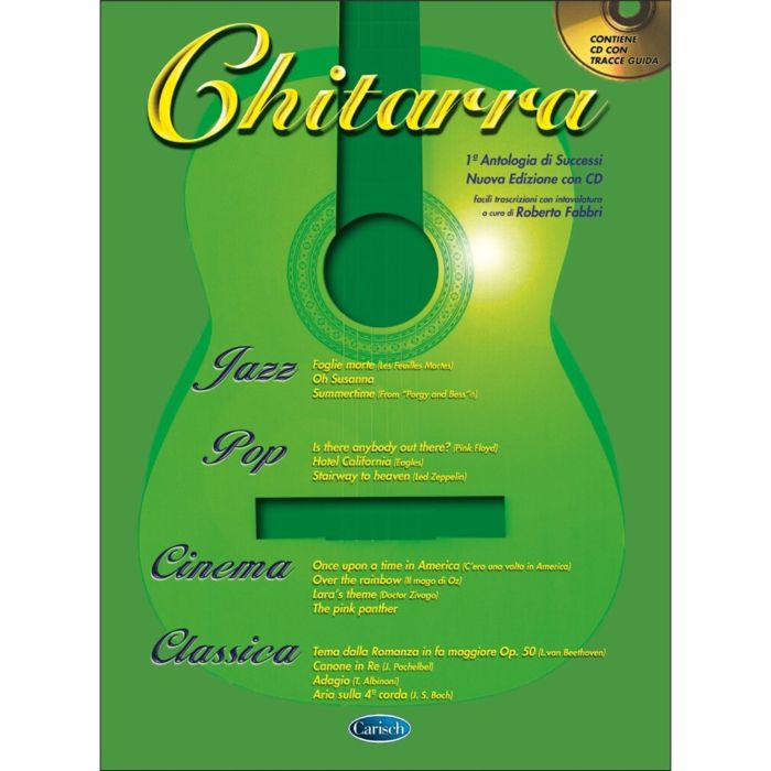 R.Fabbri Antologia di Successi per Chitarra Vol.1 con cd main product photo