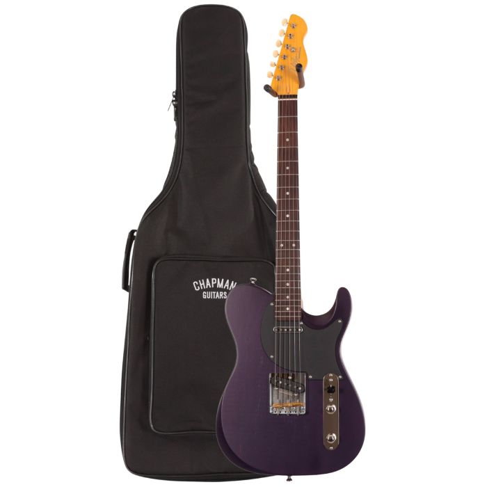 Chitarra Elettrica Chapman DPT Peter Honoré calfuray purple con borsa main product photo