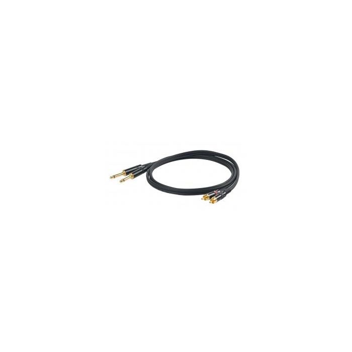 Cavo 2 rca M/2 jack mono 5 mt Proel main product photo