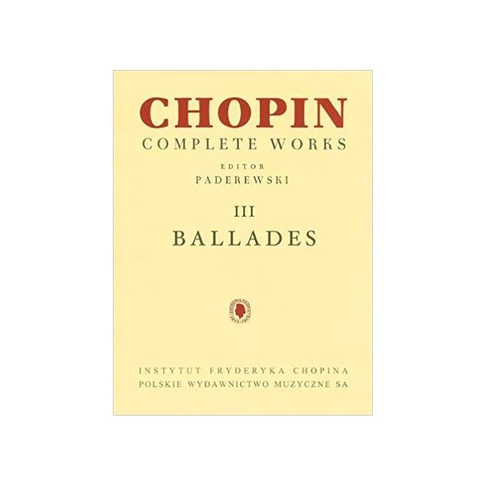 Chopin Ballades per pianoforte main product photo
