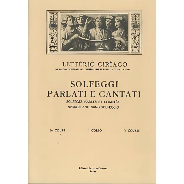 Ciriaco Solfeggi parlati e cantati 1° Corso main product photo
