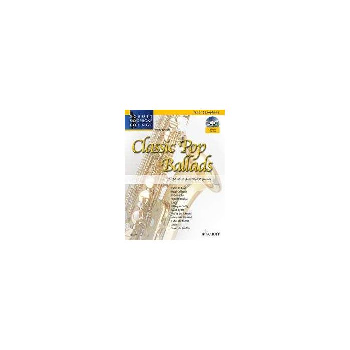 Juchem Classic pop ballads 14 pop songs sax tenore con cd main product photo