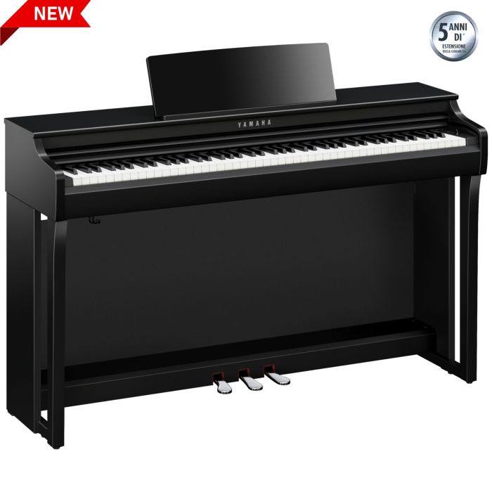 Yamaha CLP-825PE con mobile Nero Lucido main product photo