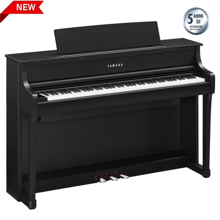 Yamaha CLP875-B con mobile nero opaco main product photo