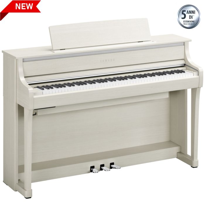 Yamaha CLP875-WB con mobile White Birch main product photo