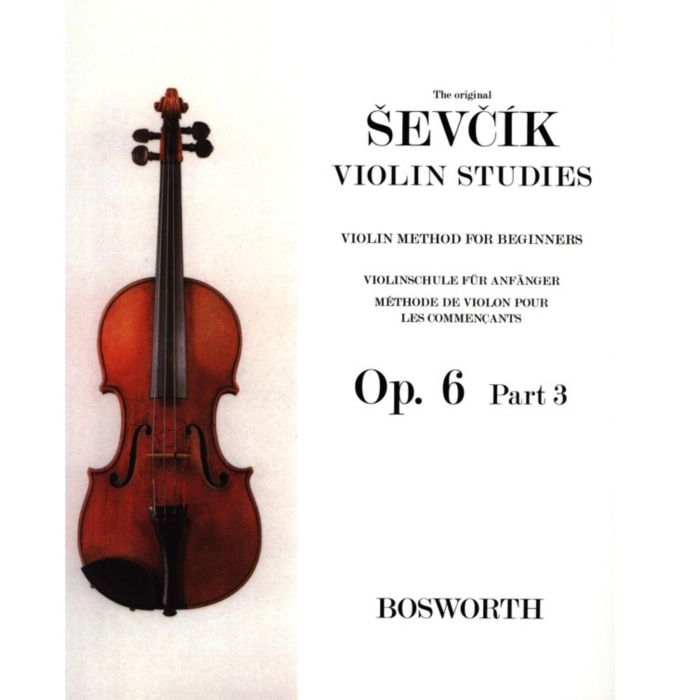 Sevcik Metodo Studi Violinistici per Principianti Op.6 Part 3 main product photo