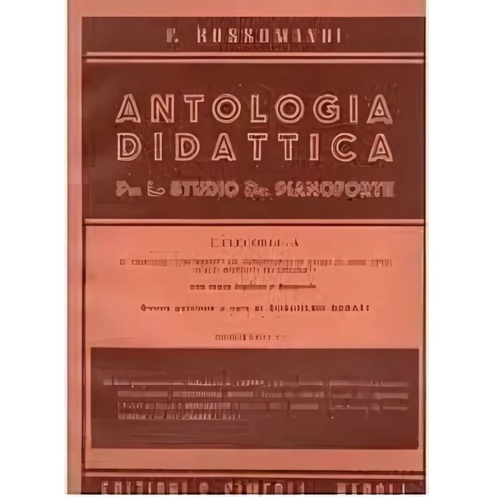 Rossomandi Antologia Didattica Cat.A 1 main product photo