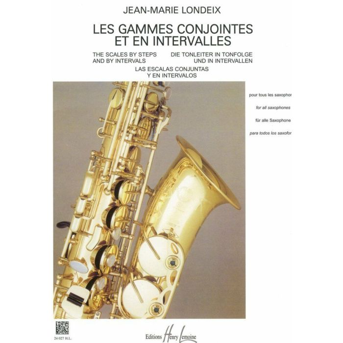 J.Londeix Les Gammes Conjointes & Intervalles main product photo