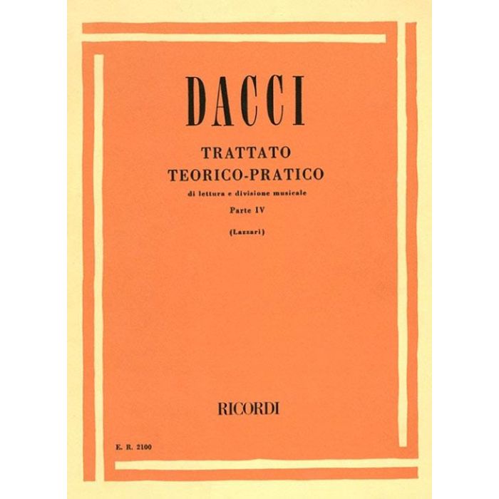 Dacci Trattato teorico pratico vol.4 main product photo