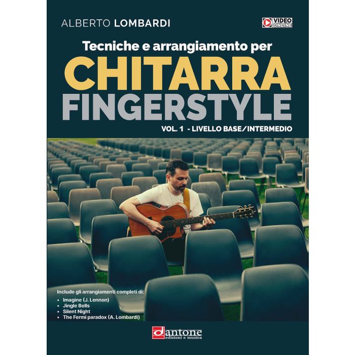 Lombardi Tecniche e arrangiamento per Chitarra Fingerstyle vol 1- livello base/intermedio main product photo