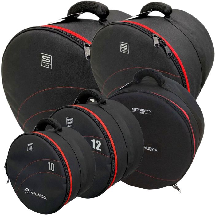 Set borse batteria Stefy Line serie 200 5pz 22/10/12/16/14X6,5 main product photo