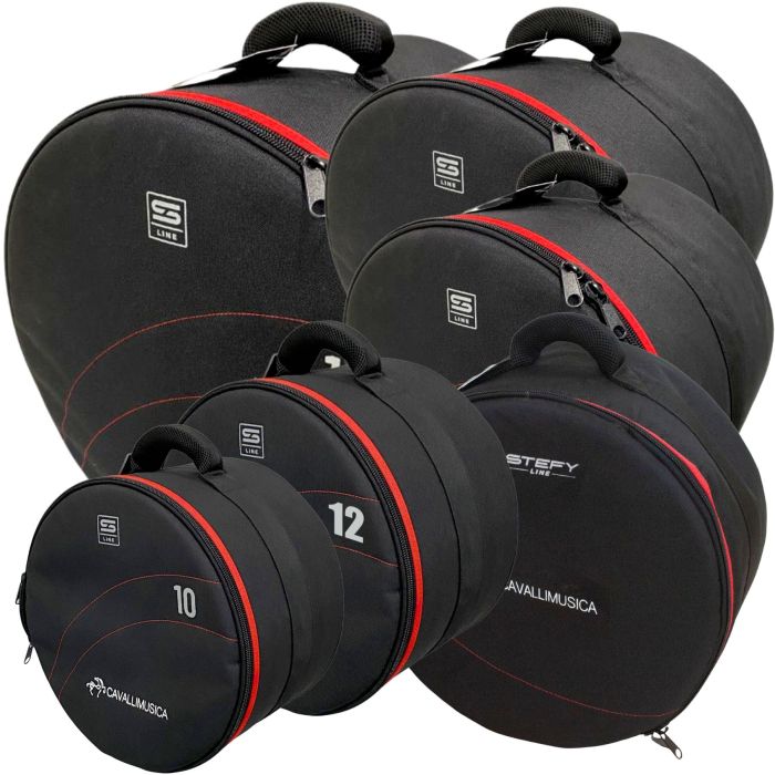 Set borse batteria Stefy Line serie 200 6pz 22/10/12/14/16/14s main product photo